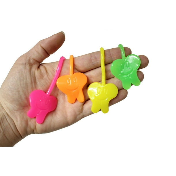 48 Sticky Teeth Pediatric Dentist Prizes Tooth Toy
