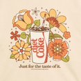 thumbnail image 2 of Coca-Cola - Diet Retro Flowers - Juniors Cropped Graphic T-Shirt, 2 of 4
