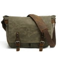 thumbnail image 1 of Bolso de hombro para hombre, bolso casual de lona para hombre, bolso de mensajero, bolso de lona vintage, bolso para computadora, 1 of 6
