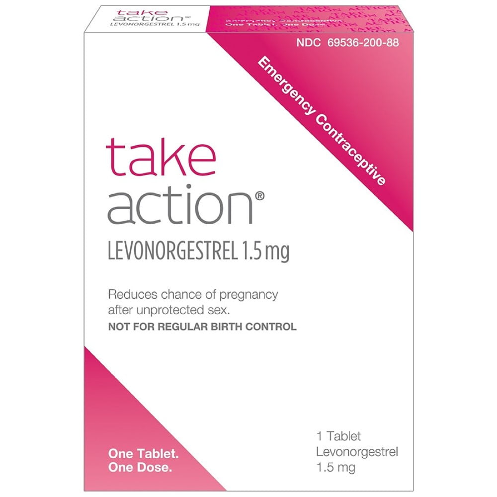 Take Action Emergency Contraceptive Protection for 72 hours, 1.5 Mg 1 Tablet