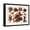 Black Frame, variant on Art.com Tigers & Snakes Authentic Tattoo Flash by Norman Collins, aka, Sailor Jerry Art Print, 24" x 18"