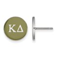 thumbnail image 1 of Sterling Silver LogoArt Kappa Delta Enameled Post Earrings, 1 of 1