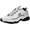 thumbnail image 4 of Skechers Men's Energy Afterburn Sneaker, White/Charcoal, 11 M US, 4 of 8