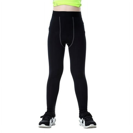 Factory Price!Boys Athletic Base Layer Compression Underwear Thermal Long John for Kids