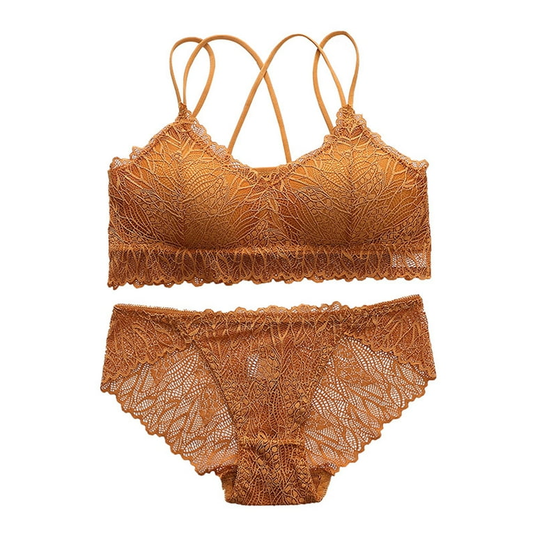  Womens Plus Size Cotton Bras Full Coverage Lace Bralette  Comfort Non-Padded Sleep Bra Wireless Push-up Daily Brasieres (Color :  Apricot, Size : B_36/80) : Clothing, Shoes & Jewelry