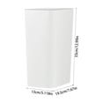 thumbnail image 3 of Matoen Bathroom Trash Can with Lid, 2.7 Gallons/10.2Liters Garbage Can with Pop-Up Lid, Small Plastic Trash Can, Slim Trash Bin Waste Basket for Bathroom, Bedroom, Office, Living Room(White), 3 of 6