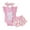 Pink, variant on Bagilaanoe 3pcs Newborn Baby Girl Easter Clothes Fly Sleeve Letter Print Romper Tops Shorts Headband 3M 6M 9M 12M 18M Infant Casual Shorts Set