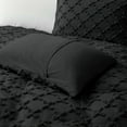 thumbnail image 6 of Peace Nest Clipped Jacquard Geometric Duvet Cover & Pillowcase Set, Light Blue/Cross, King Size, 6 of 6