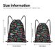 thumbnail image 2 of Fotbe Hand Drawn Colorful Fishes Bolsa Mochila con Cordón Estampada, Bolsa de Gimnasio Deportiva, Bolsa Cinch, Bolsa con Cordón para Hombres y Mujeres-Medium, 2 of 6