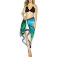 thumbnail image 3 of HAPPY BAY Women's Beachwear Summer Bikini Wraps Beach Wrap Coverups Sarong Skirt Swim Cover up Swimwear Coverups for Women One Size Ocean, Flamingo Beach, 3 of 5