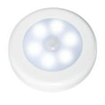 thumbnail image 2 of Sensor Light, Battery-Powered LED Night Light, Stick-Anywhere Closet Lights Stair Lights, Hallway, White Shell White shell positive white light, 2 of 8