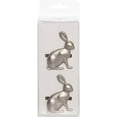 thumbnail image 3 of C&F Home Silver Rabbit Napkin Rings Set of 4 Silver (C47029229S4), 3 of 5