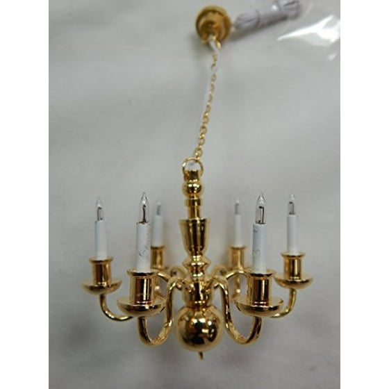 Heidi Ott Dollhouse Miniature Light 1 12 Scale 14 Up Arm Brass Heidi Ott Dollhouse Miniature Light 1 12 Scale 14 Up Arm Brass Hanging Chandelier Yl8001 Com