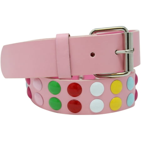 - Rainbow Multicolor Studded Belt