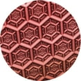 thumbnail image 1 of Ahgly Company Machine Washable Indoor Round Transitional Dark Red Area Rugs, 5' Round, 1 of 7