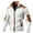 #0164-White, variant on Betivan Men's Solid Color Long Sleeve Stand-Up Zipper Flap Cargo Jacket Windbreaker Coat Mens Casual Outerwear Warm Fall Winter Clothing