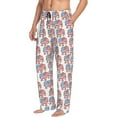 thumbnail image 6 of Susaid Elephant Print Mens Pajama Pants Set Sleep & Lounge Pants, PJ Bottoms with Pockets and Button Fly-Medium, 6 of 6