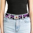 thumbnail image 5 of Looney Tunes Belt, Seatbelt Buckle Belt, Sylvester The Cat Poses Purple, 30 to 44 Inches, 5 of 9