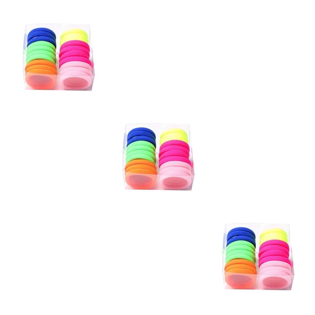 Sonducket 20 piezas/30 piezas mujeres niñas cola de caballo soporte para el cabello elástico Nylon Spandex banda cuerda niños sin costuras lazos para el Type2 NO2 Sonducket CBP081976
