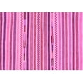 thumbnail image 1 of Ahgly Company Indoor Rectangle Abstract Pink Modern Area Rugs, 2' x 4', 1 of 4