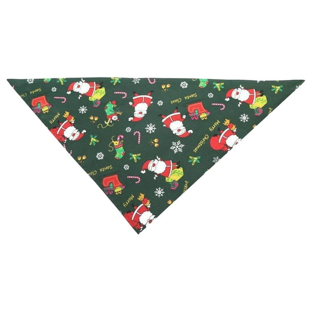 Collar de Bandana para perro Yuyangstore verde