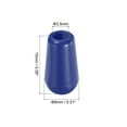 thumbnail image 2 of 10Pcs Guitar 3 Way Pickup Switch Tip M3.5 Plastic Toggle Switch Knobs LP Electric Guitar, Blue, 2 of 5
