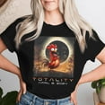 thumbnail image 2 of Chicken Total Solar Eclipse T-Shirt, Funny April 8 2024 Celestial Event Graphic Tee, Space Lover Poultry Farm Animal Humor Shirt, Eclipse Viewing Party Gift Top For Women Men, 2 of 3