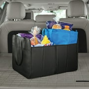 Auto Drive Car Hard-Sided Collapsible Trunk Organizer (Black)