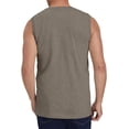 thumbnail image 2 of Langwyqu Summer Sleeveless Men Solid Color Casual Tank Tops With Pocket, 2 of 3