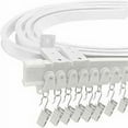 thumbnail image 1 of Tringle à Rideaux Flexible pour Baie Vitrée, Rail de Plafond Courbé de 5 m, Support en Plastique Pliable et Robuste pour Division de Pièce, 1 of 5