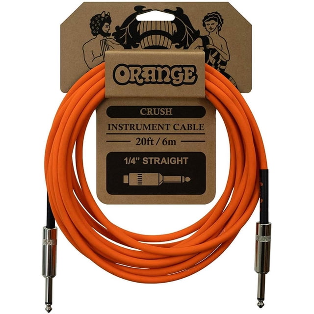 Cable de instrumentos Orange Crush CA036 6m 1/4 recto
