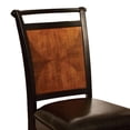thumbnail image 2 of Benjara Benzara , Set of Two, Black and Brown Salida I Transitional Side Chair (Set of 2), Black & Antique Oak, 2 of 4