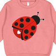 thumbnail image 3 of Inktastic Ladybug with a White Heart Toddler Sweatshirt, 3 of 4