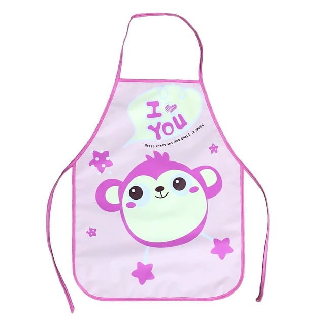 Children Apron, Cartoon Printing Cute Kids Apron For Painting