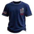 thumbnail image 2 of LNZGNM 9/11 25th Anniversary Memorial T-shirts for Men Short Sleeve Crew Neck Patriotic Lightweight Top Sport Leisure Everyday,Khaki(XXL), 2 of 3