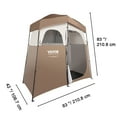 BENTISM Camping Shower Tent, Outdoor Portable Shelter,2 Rooms Oversize Privacy Tent with