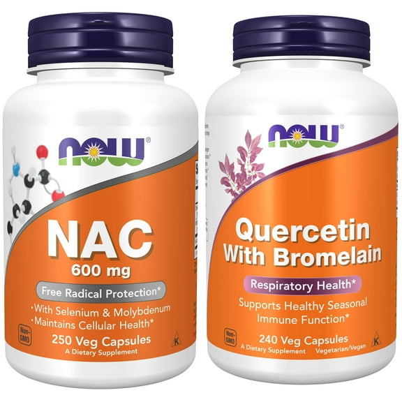 NOW Supplements NAC and Quercetin