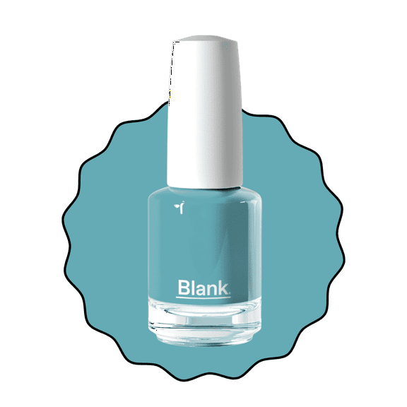 Blank Beauty x Walmart Gritty Blue Nail Polish | Made in America