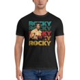 thumbnail image 3 of Classic Rocky Movie Logo Men's T Shirt Cotton Crewneck Short Sleeve Adult T Shirt Tee, 3 of 8