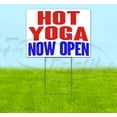 thumbnail image 1 of Hot Yoga Now Open (18" x 24") Yard Sign, Includes Metal Step Stake, 1 of 6