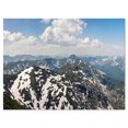 thumbnail image 2 of Green Mountains in Spring Panorama - Landscape Artwork Canvas, 2 of 3
