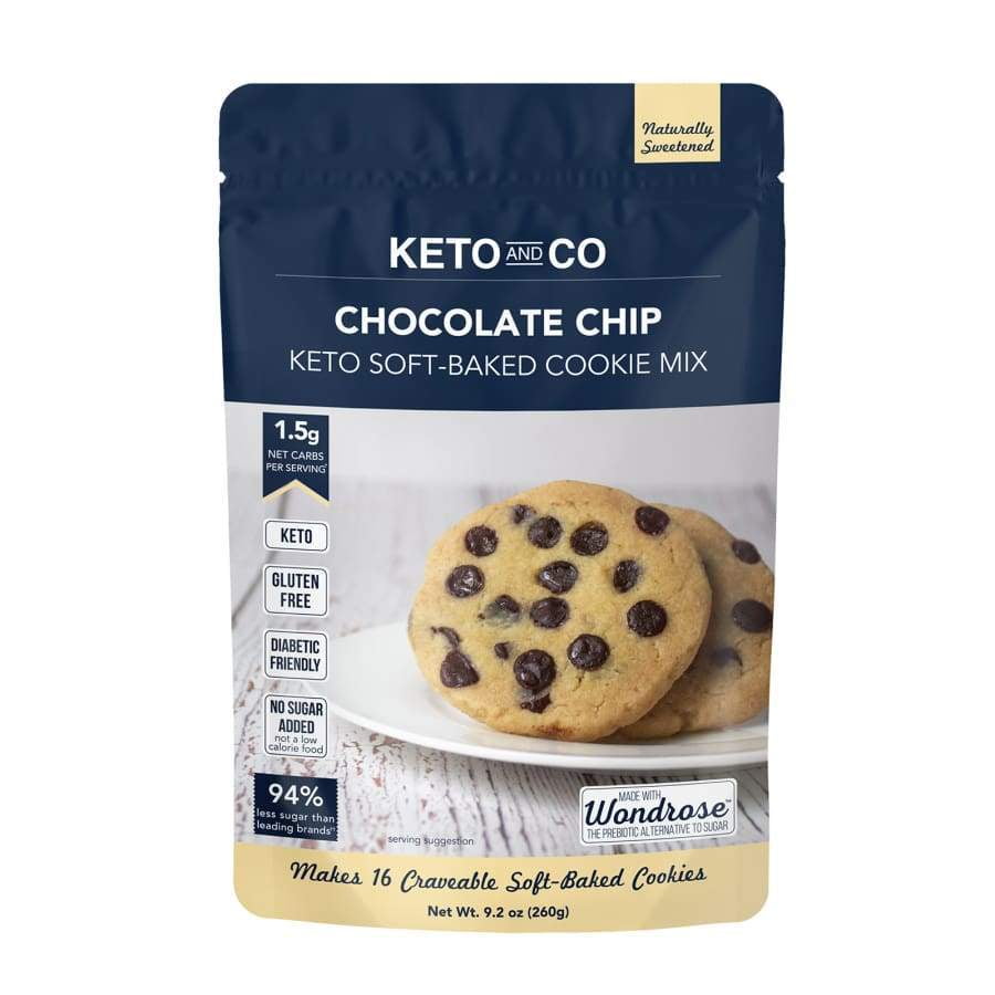 Keto Soft-Baked Cookie Mix by Keto and Co - Chocolate Chip Sizes: 1-Pack