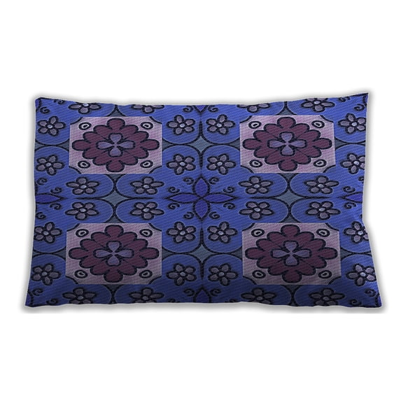 Ahgly Company Outdoor Rectangular Contemporary Lumbar Throw Pillow, 13 inch by 19 inch