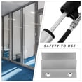 thumbnail image 3 of RENACLIPY 2Set Aluminum F-Shaped Shower Door Bottom Guides for Sliding Doors 10In, 3 of 8