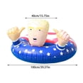 thumbnail image 3 of Flotador de piscina americano para fiesta en la piscina de verano: inflable divertido para adultos y niños, anillo flotante de piscina patriótico, flotador de tubo, natación inflable divertida para, 3 of 8