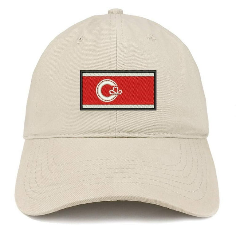 Trendy Apparel Shop Calgary Alberta Flag Embroidered Cotton Dad