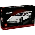 thumbnail image 3 of LEGO Icons Lamborghini Countach 5000 Quattrovalvole Model Car Kit - Collectible Building Set for Adults, Ages 18+ - Detailed Lamborghini Car Kit with Scissor Doors, V12 Engine, and More - 10337, 3 of 8