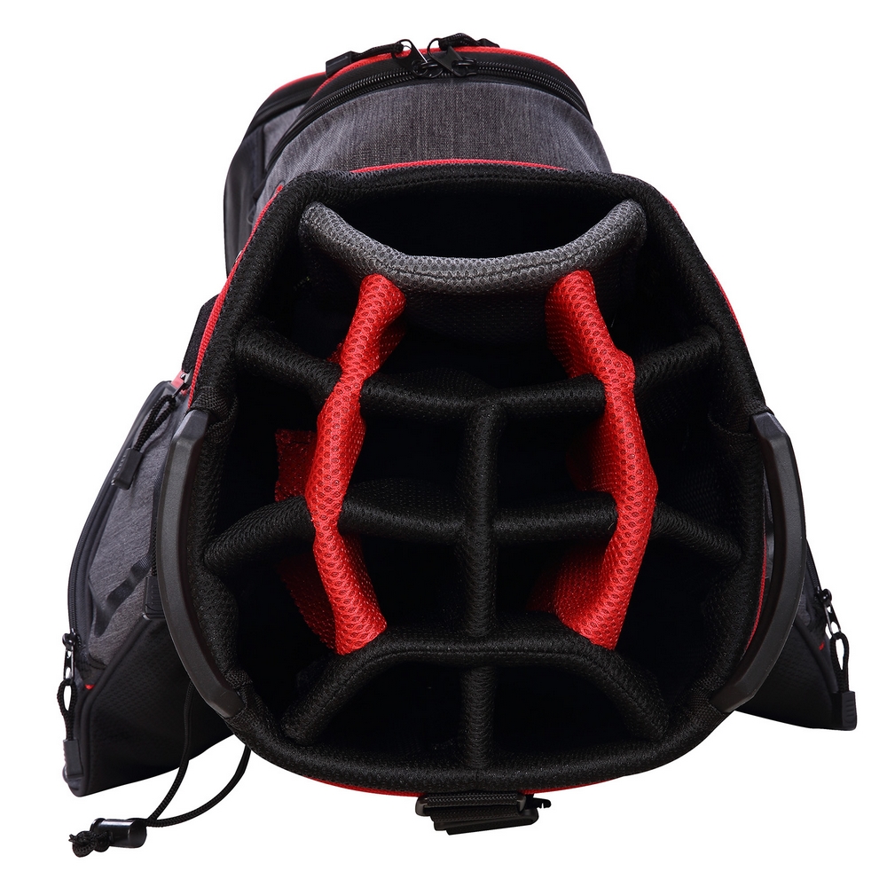 Ram Golf Tour Cart Golf Bags for Men with 14 Way Dividers Top Black, Red