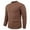 Brown, variant on ZCFZJW Men's Pullover Sweater Basic Crewneck Cable Knit Long Sleeve Sweater Lightweight Classic Soft Knitted Sweaters with Ribbing Edge Khaki M
