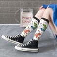 thumbnail image 5 of Naloa Dinosaur Thigh High Socks Extra Long Stretchy Sock Women Over Knee High Opaque Stocking Daily Wear, 5 of 6